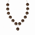Collar Black Detail con Cristales Facetados Negros