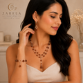 Juego Confessions SHINY STONE | Collar, Pulsera y Aretes | Zarela Creaciones